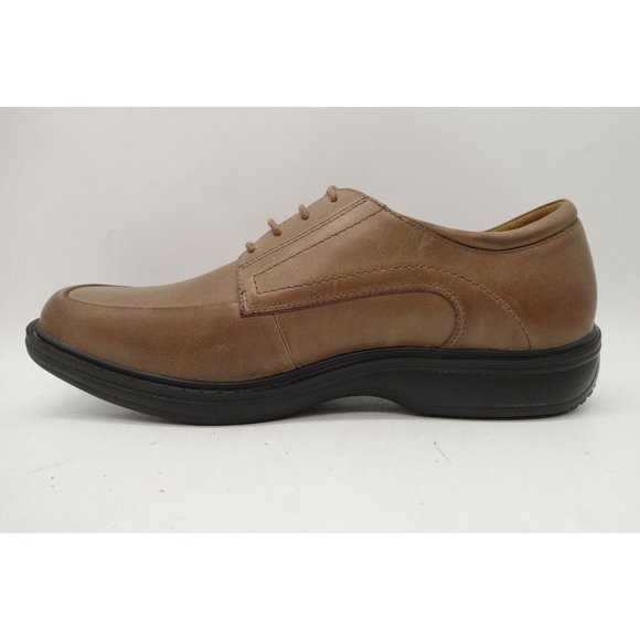 Dr Comfort Classic Brown Leather Casual Lace Up Oxfords Shoes Men\'s 10.5 W main image 10